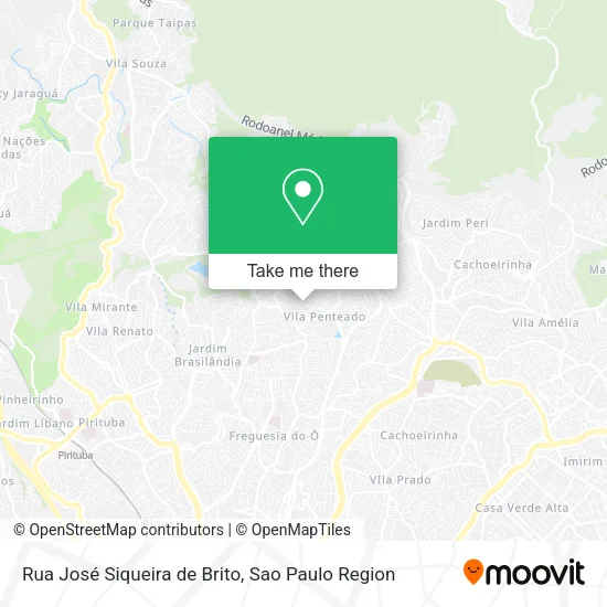 Rua José Siqueira de Brito map