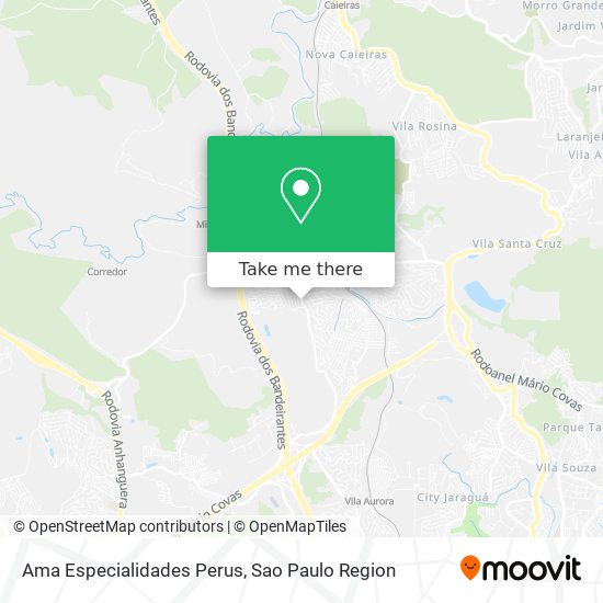 Mapa Ama Especialidades Perus