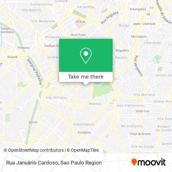 Mapa Rua Januário Cardoso
