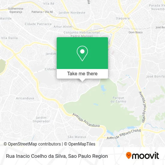 Rua Inacio Coelho da Silva map