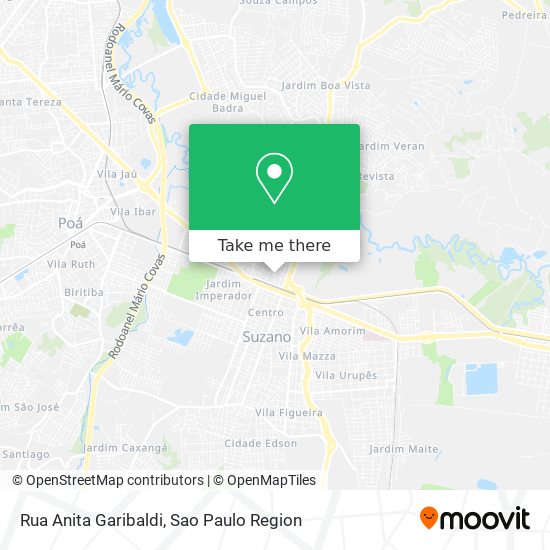 Rua Anita Garibaldi map