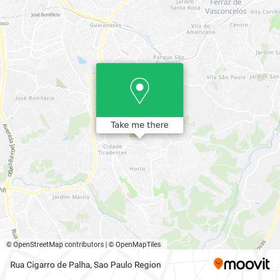 Rua Cigarro de Palha map