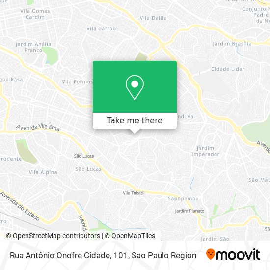 Rua Antônio Onofre Cidade, 101 map