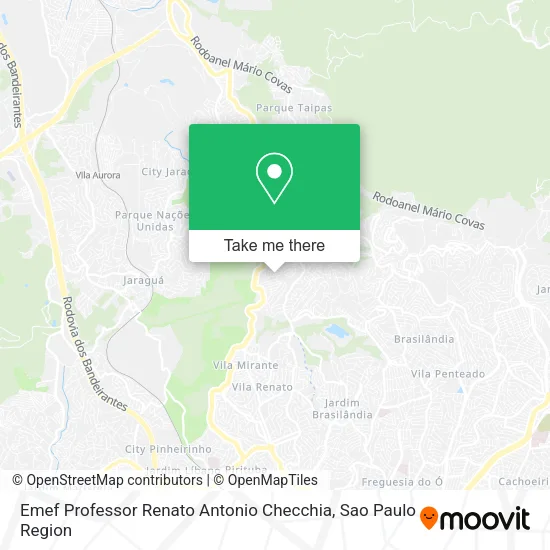 Emef Professor Renato Antonio Checchia map