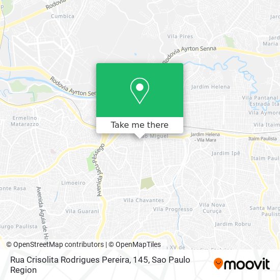 Rua Crisolita Rodrigues Pereira, 145 map