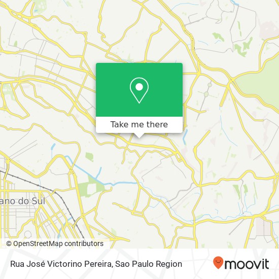 Mapa Rua José Victorino Pereira