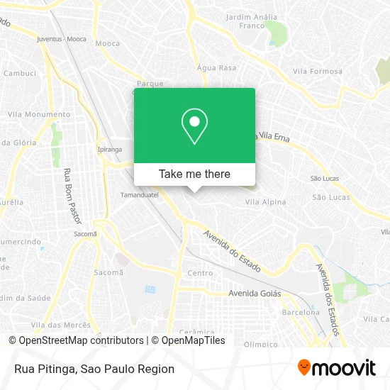 Rua Pitinga map