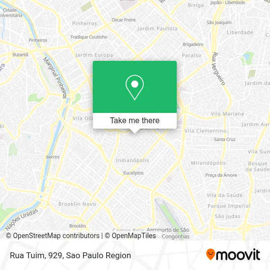 Rua Tuim, 929 map