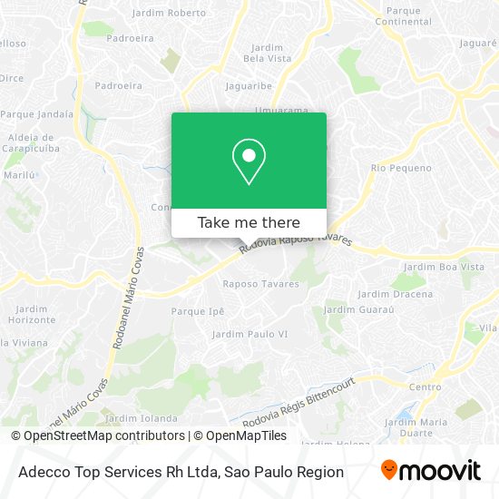 Mapa Adecco Top Services Rh Ltda