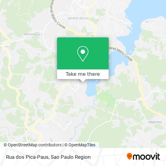 Rua dos Pica-Paus map