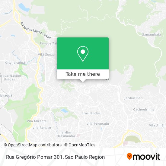 Rua Gregório Pomar 301 map