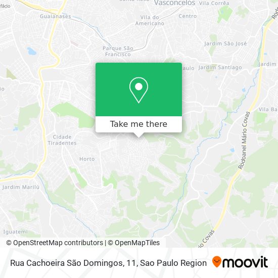 Rua Cachoeira São Domingos, 11 map