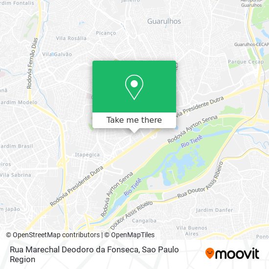 Rua Marechal Deodoro da Fonseca map