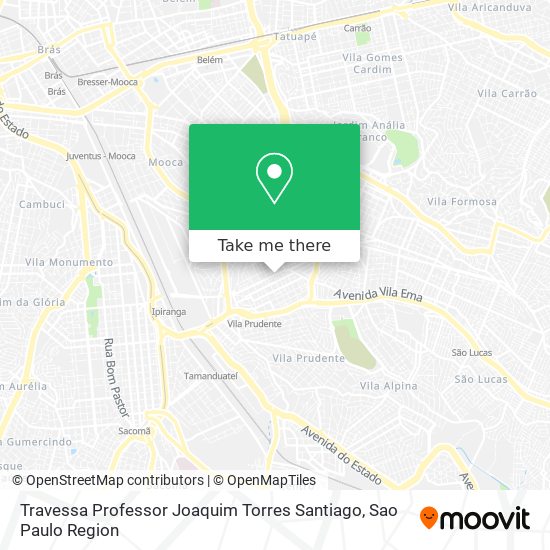 Travessa Professor Joaquim Torres Santiago map