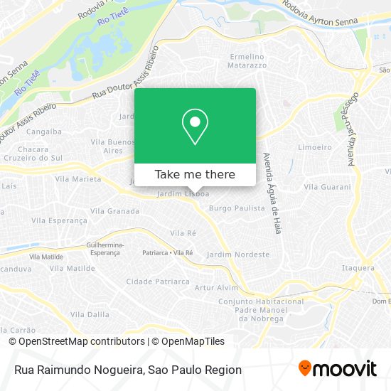 Mapa Rua Raimundo Nogueira