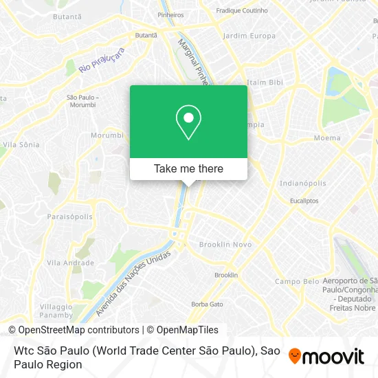 Wtc São Paulo (World Trade Center São Paulo) map