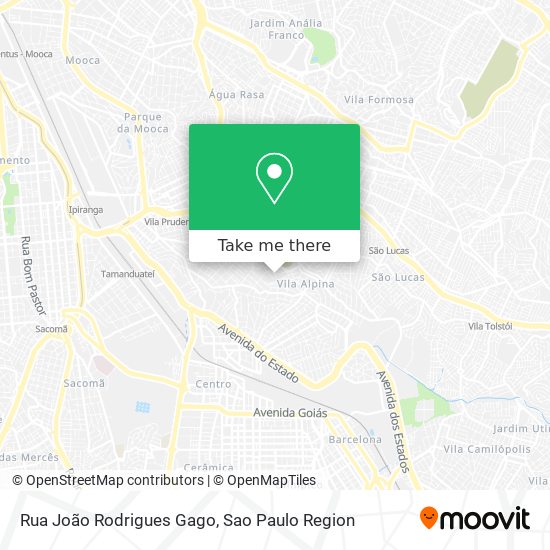 Rua João Rodrigues Gago map