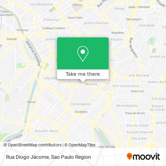 Mapa Rua Diogo Jácome