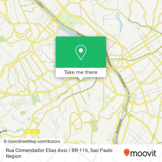 Rua Comendador Elias Assi / BR-116 map
