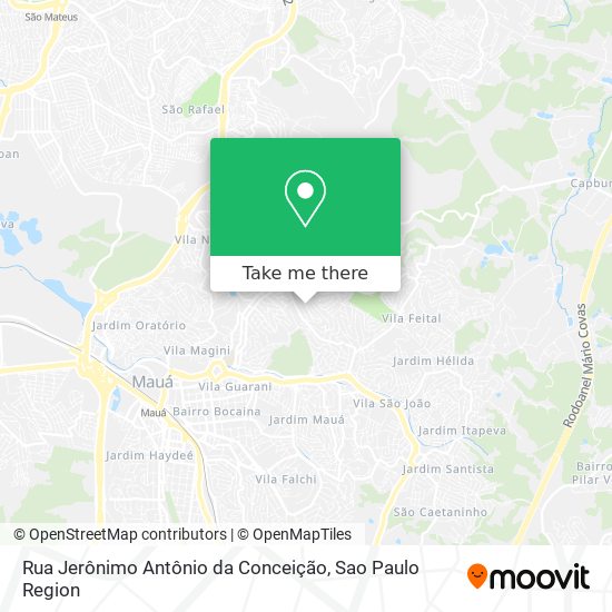Rua Jerônimo Antônio da Conceição map