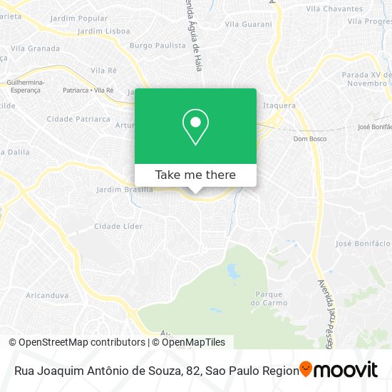 Mapa Rua Joaquim Antônio de Souza, 82