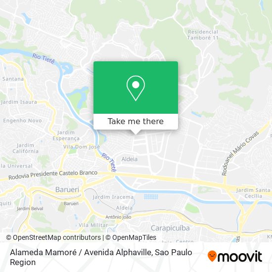 Alameda Mamoré / Avenida Alphaville map