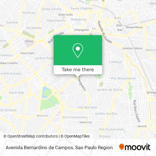 Avenida Bernardino de Campos map