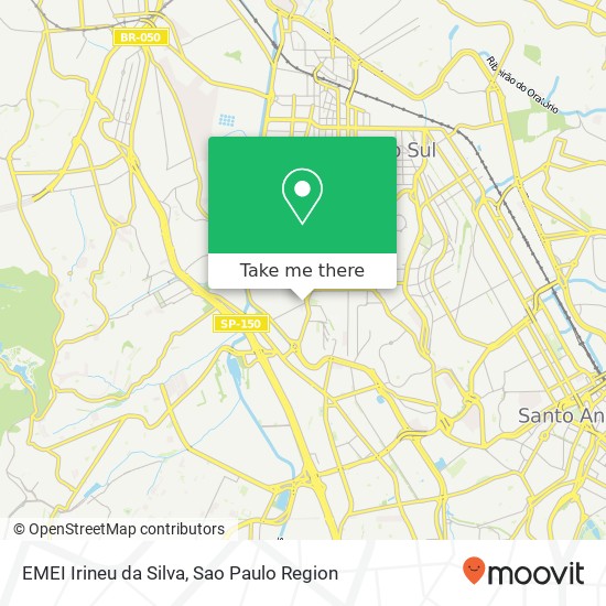 Mapa EMEI Irineu da Silva
