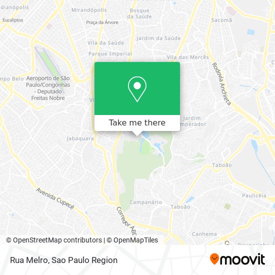 Mapa Rua Melro