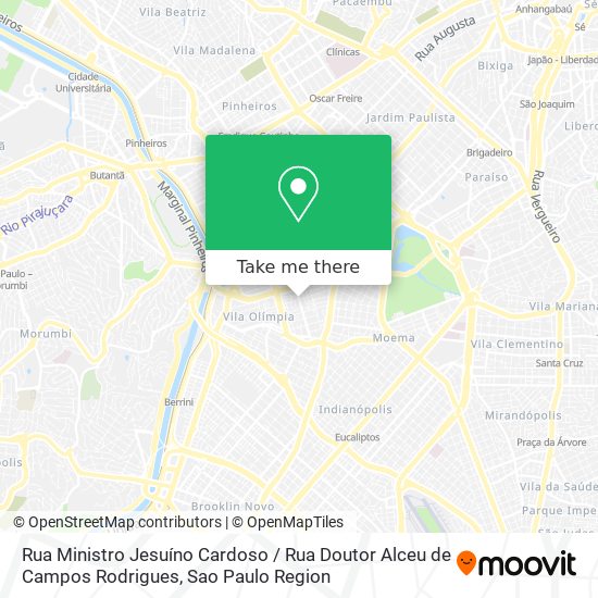 Rua Ministro Jesuíno Cardoso / Rua Doutor Alceu de Campos Rodrigues map