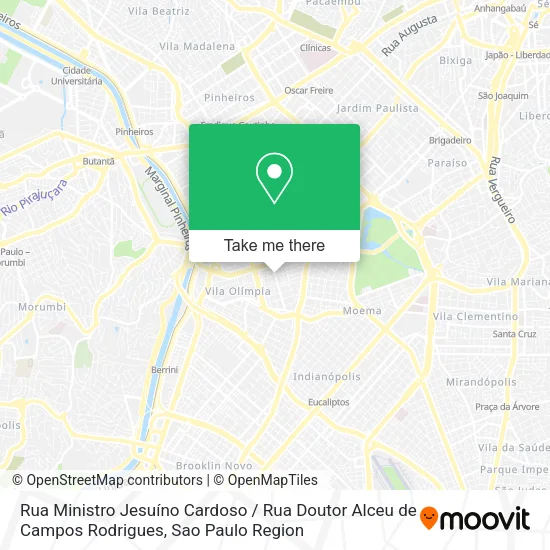 Rua Ministro Jesuíno Cardoso / Rua Doutor Alceu de Campos Rodrigues map