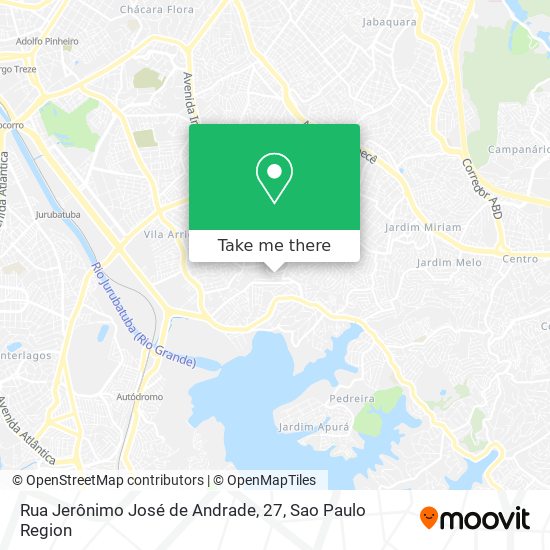 Mapa Rua Jerônimo José de Andrade, 27