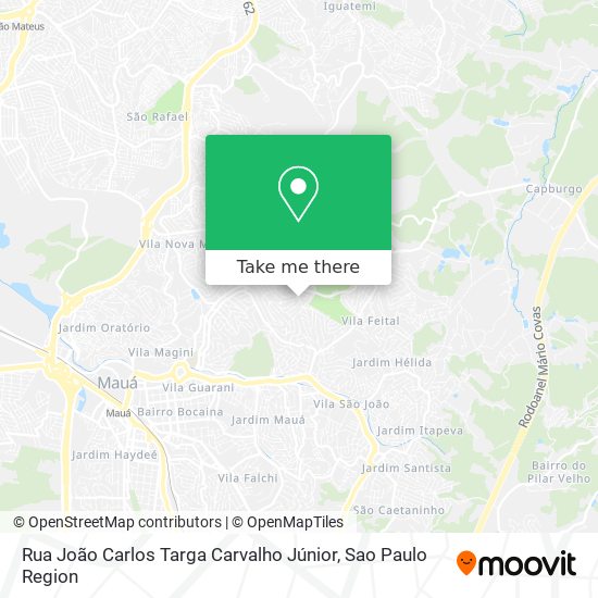 Rua João Carlos Targa Carvalho Júnior map