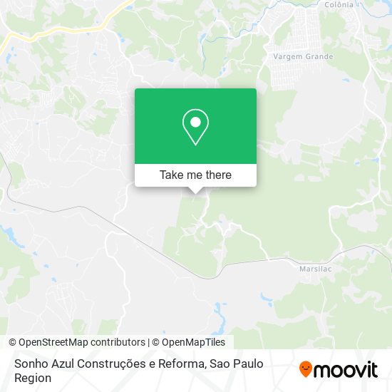 Sonho Azul Construções e Reforma map