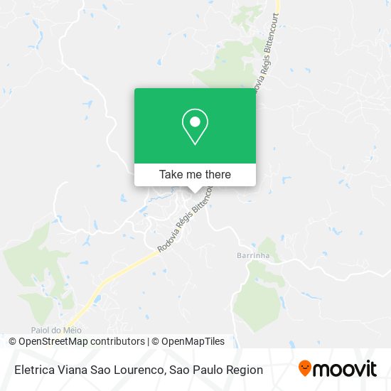 Eletrica Viana Sao Lourenco map