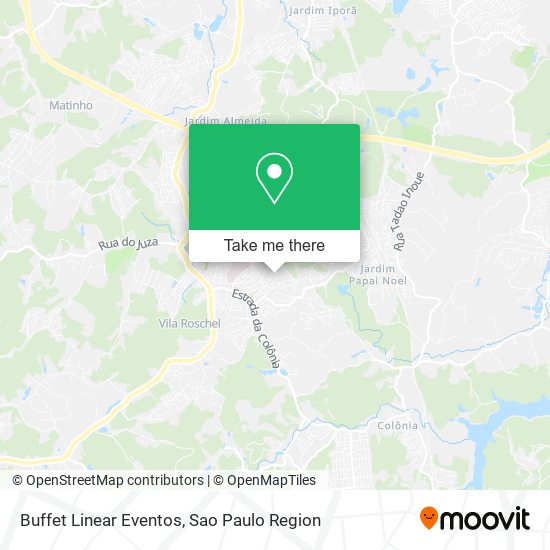 Buffet Linear Eventos map