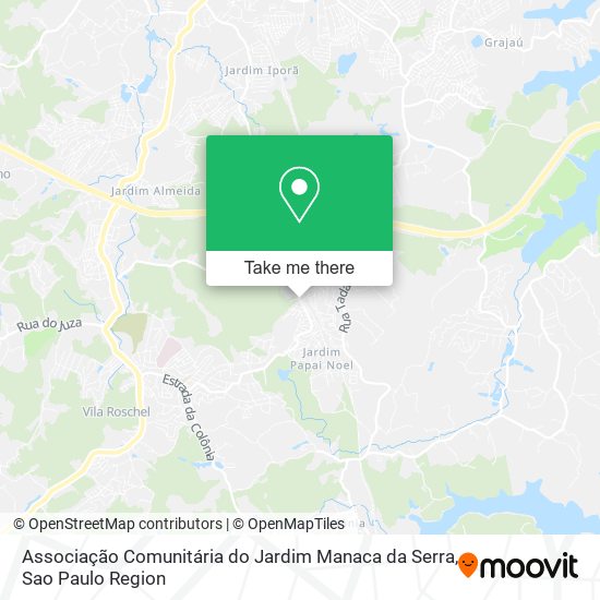 Associação Comunitária do Jardim Manaca da Serra map