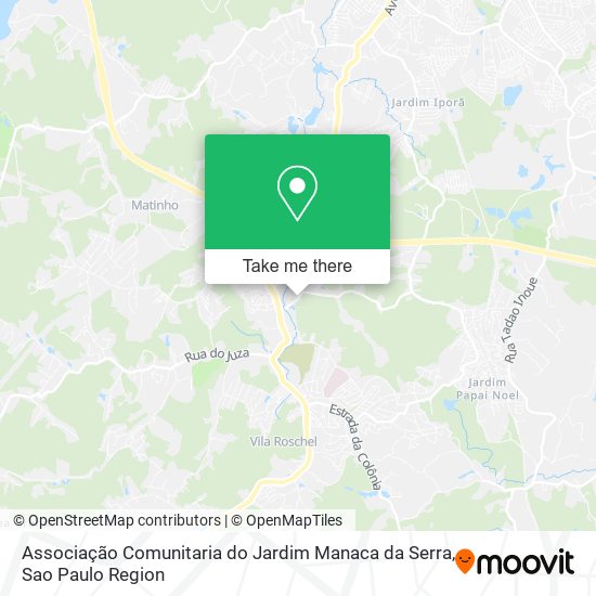 Associação Comunitaria do Jardim Manaca da Serra map