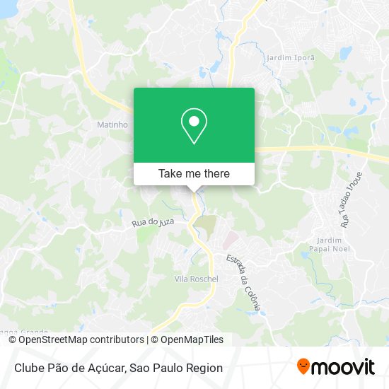 Clube Pão de Açúcar map