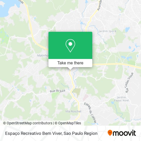 Espaço Recreativo Bem Viver map