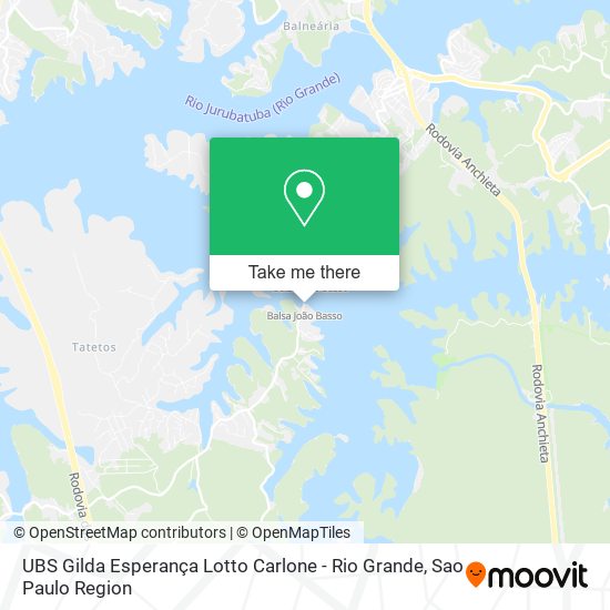 UBS Gilda Esperança Lotto Carlone - Rio Grande map