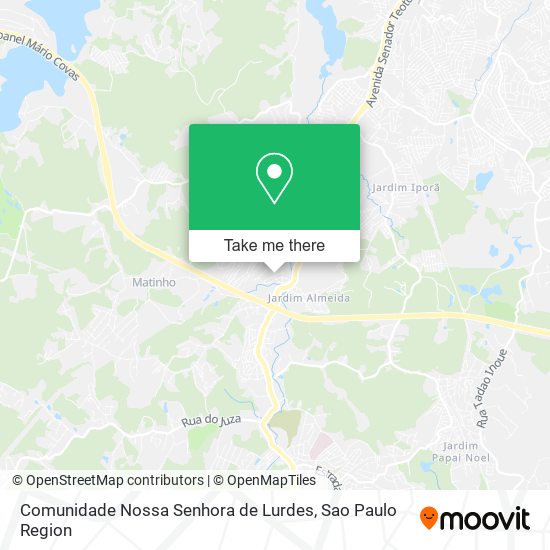 Comunidade Nossa Senhora de Lurdes map