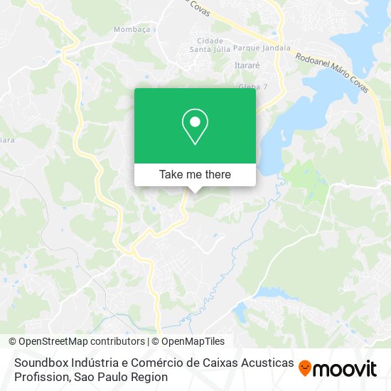 Soundbox Indústria e Comércio de Caixas Acusticas Profission map