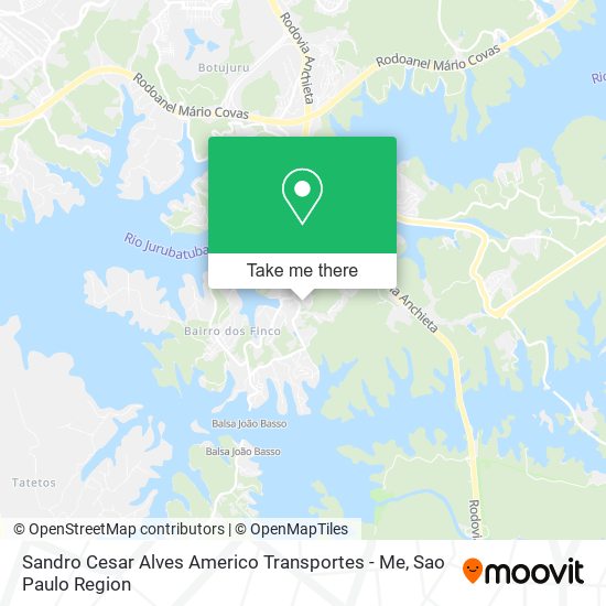 Sandro Cesar Alves Americo Transportes - Me map