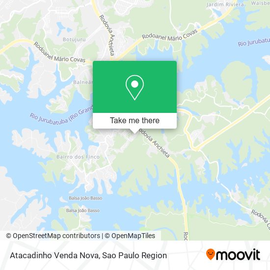 Atacadinho Venda Nova map