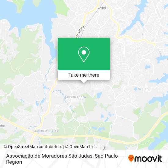 Mapa Associação de Moradores São Judas