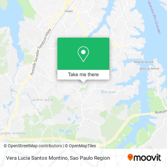 Mapa Vera Lucia Santos Montino