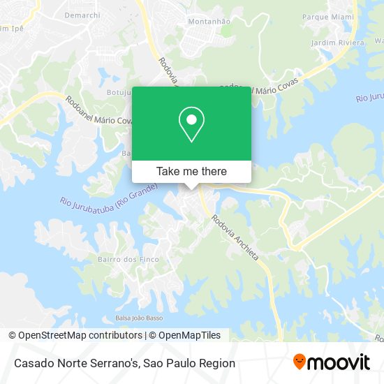 Casado Norte Serrano's map