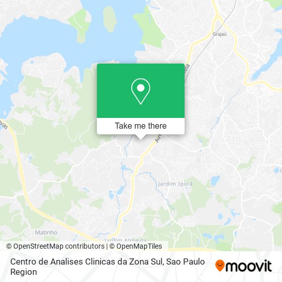 Centro de Analises Clinicas da Zona Sul map