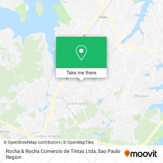 Rocha & Rocha Comercio de Tintas Ltda map